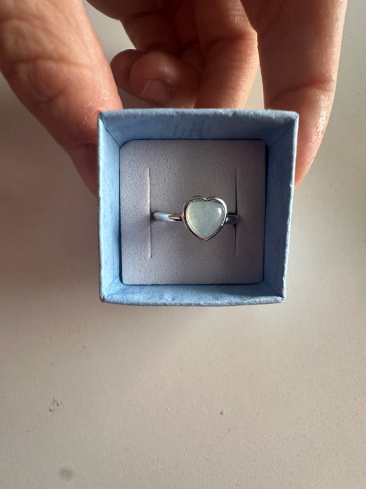 Anello cuore Topazio